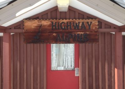 Highway Alpine front door